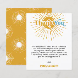 Budget Hier komt de zoon baby shower Dank U