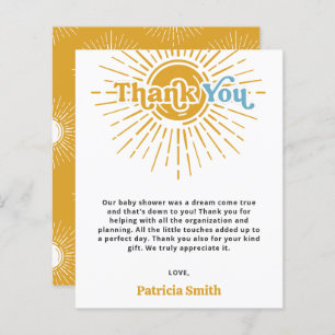 Budget Hier komt de zoon baby shower Dank U