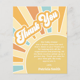 Budget Hier komt de zoon baby shower Dank U