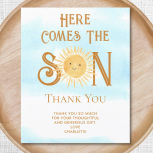 Budget hier komt de zoon Baby shower dank u