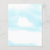 Budget hier komt de zoon Baby shower dank u (Achterkant)