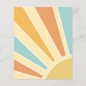 Budget Hier komt de zoon baby shower Invitation (Achterkant)