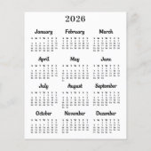 Budget Highland Koe 2025 Kalender Vrolijk Kerstfee (Achterkant)