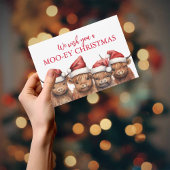 Budget Highland Koe Kerstmis Kaart