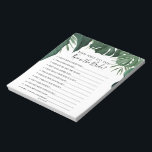 Budget Hoe goed ken je de bruid spel Notitieblok<br><div class="desc">Op zoek naar een voordelige en budgetvriendelijke optie voor uw bruidsmeisjesspelletjes? Wij zijn hier om te helpen! Dit notitieblok van 40 pagina's is een geweldige manier om geld te besparen en toch ervoor te zorgen dat iedereen plezier heeft op uw bruidsfeest. Scheur de vellen gemakkelijk af en deel ze uit...</div>