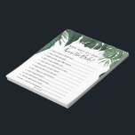 Budget Hoe goed ken je de bruid spel Notitieblok<br><div class="desc">Op zoek naar een voordelige en budgetvriendelijke optie voor uw bruidsmeisjesspelletjes? Wij zijn hier om te helpen! Dit notitieblok van 40 pagina's is een geweldige manier om geld te besparen en toch ervoor te zorgen dat iedereen plezier heeft op uw bruidsfeest. Scheur de vellen gemakkelijk af en deel ze uit...</div>