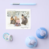 Budget Holiday Foto Moderne 2021-kerstkaart Flyer (Enkel)