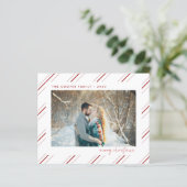 Budget Holiday-fotokaart | Moderne kerst (Staand voorkant)
