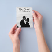 Budget Holiday-fotokaart | Moderne kerst Flyer (Hand)