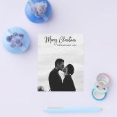 Budget Holiday-fotokaart | Moderne kerst Flyer (Enkel)