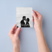 Budget Holiday-fotokaart | Moderne kerst Flyer (Hand)