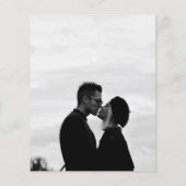 Budget Holiday-fotokaart | Moderne kerst Flyer (Achterkant)