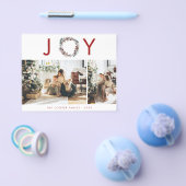 Budget Holiday-fotokaart | Moderne kerst Flyer (Enkel)