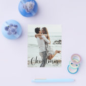 Budget Holiday-fotokaart | Moderne kerst Flyer (Enkel)