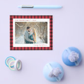 Budget Holiday-fotokaart | Moderne kerst Flyer (Enkel)