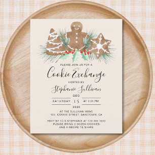 Budget Holiday Kerstkoekjesuitwisseling Uitnodigen