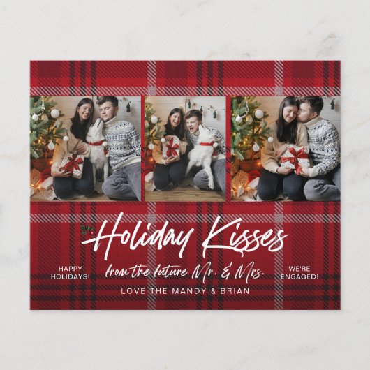 Budget Holiday Kiss Future Mr. & Mrs. 3 Foto Flyer (Voorkant)