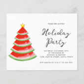 Budget Holiday Party uitnodiging (Voorkant)