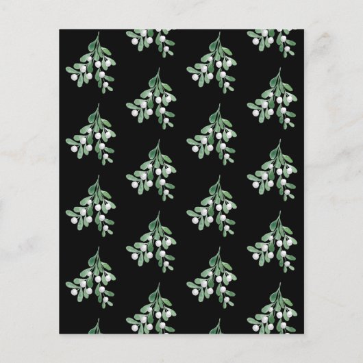 Budget Holiday Party uitnodiging (Achterkant)