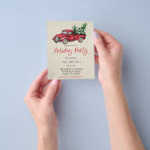 Budget Holiday Truck Holiday Party Flyer (Hand)