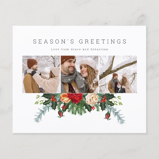 BUDGET Holiday Winter Botanische Foto aangepast (Voorkant)