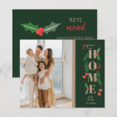 Budget Holly New Home voor Feestdagen Foto Card (Voorkant / Achterkant)
