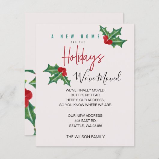 Budget Holly We hebben de aankondiging van de Vaka (Voorkant / Achterkant)