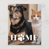 Budget Home Aangepaste Huisdier Foto Weve Verplaat (Voorkant)