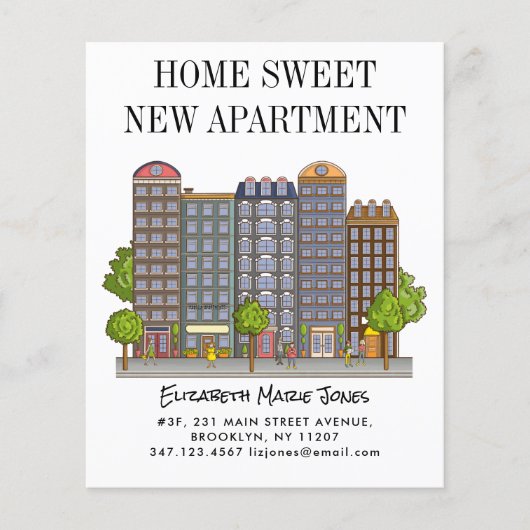 Budget Home Sweet New City Afee Moved Moving (Voorkant)