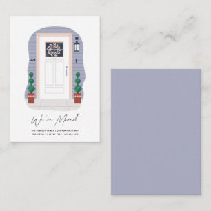 Budget Home Wreater House Number Moving Kaart Notitiekaartje