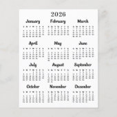 Budget Hond Huisdier Foto Vrolijk Kerstmis 2025 Ka (Achterkant)