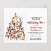 Budget Hondenliefhebber - Eerste Kerstmis Bedrijfs (Voorkant)