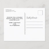 Budget Hondenliefhebber Happy Pawlidays Kerstmis K (Achterkant)