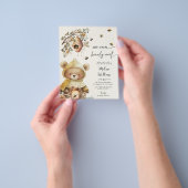 Budget Honey Beer We kunnen bijna wachten Baby sho Flyer (Hand)