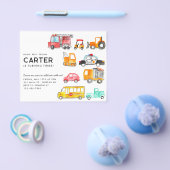 Budget Honk Piep Vroom Vervoer Kind Verjaardag Flyer (Enkel)