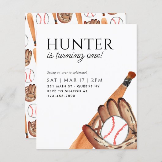 Budget Honkbal Bat Handschoen Bal Kind Sport Verja (Voorkant / Achterkant)