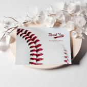 Budget Honkbal Thema Wedding Bedankkaart