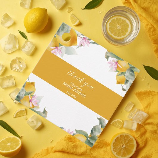 Budget Hoofd Pers Lemon Wreath Bruidsfeest Bedankjes Labels