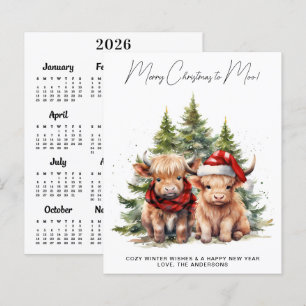 Budget Hooglandrund 2027 Agenda Kerstkaart