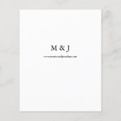 Budget Horizontal Photo Wedding (Achterkant)