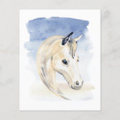 Budget Horse ranch waterverf baby shower (Achterkant)