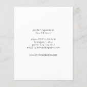 Budget Hot Pink & Navy Blue Floral Vrijgezellenfee Flyer (Achterkant)