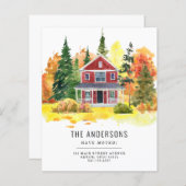 Budget House Forest Bossen We hebben Herfst Moving (Voorkant / Achterkant)