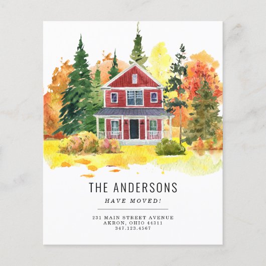 Budget House Forest Bossen We hebben Herfst Moving (Voorkant)