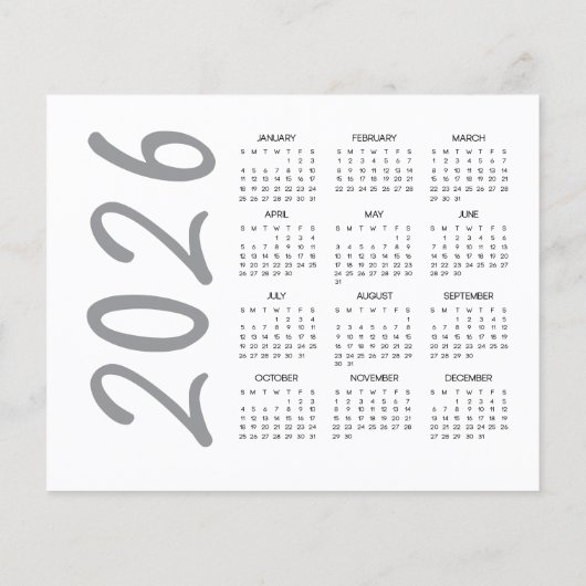 Budget Huisdier Foto Gelukkig Nieuwjaar 2026 Kalen (Achterkant)