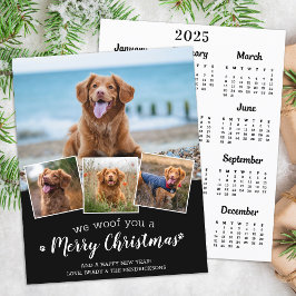 Budget Huisdier Foto Hond Vrolijk Kerstfeest 2025 