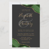 Budget Hunter Green Agate Corners Dark Wedding (Voorkant)