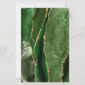 Budget Hunter Green Agate Corners Wedding (Achterkant)