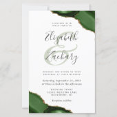 Budget Hunter Green Agate Corners Wedding (Voorkant)