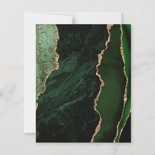 Budget Hunter Green Agate Gold Sla de datum op (Achterkant)